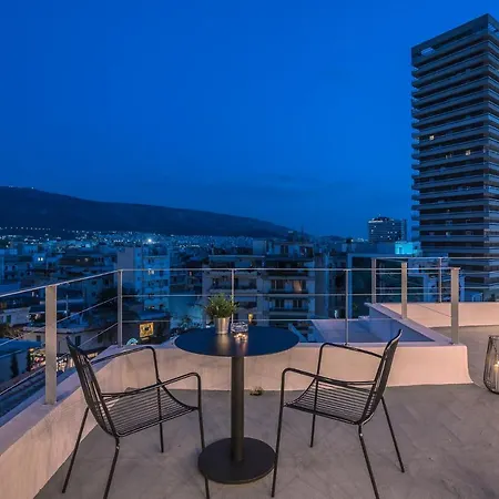 City-view Penthouse At Panormou Apartment *