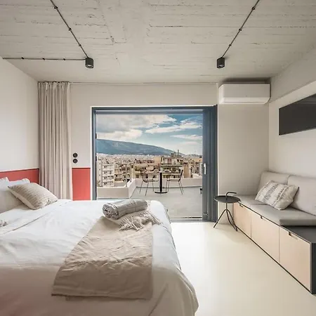 City-view Penthouse At Panormou Apartment *